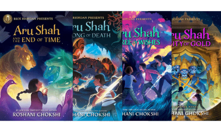 Covers of The Pandava Series by Roshani Chokshi