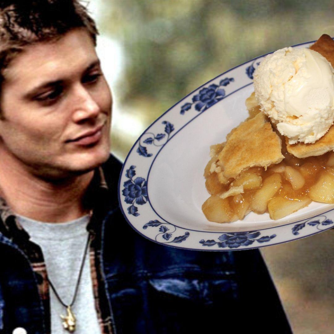 Dean Winchester and pie a la mode