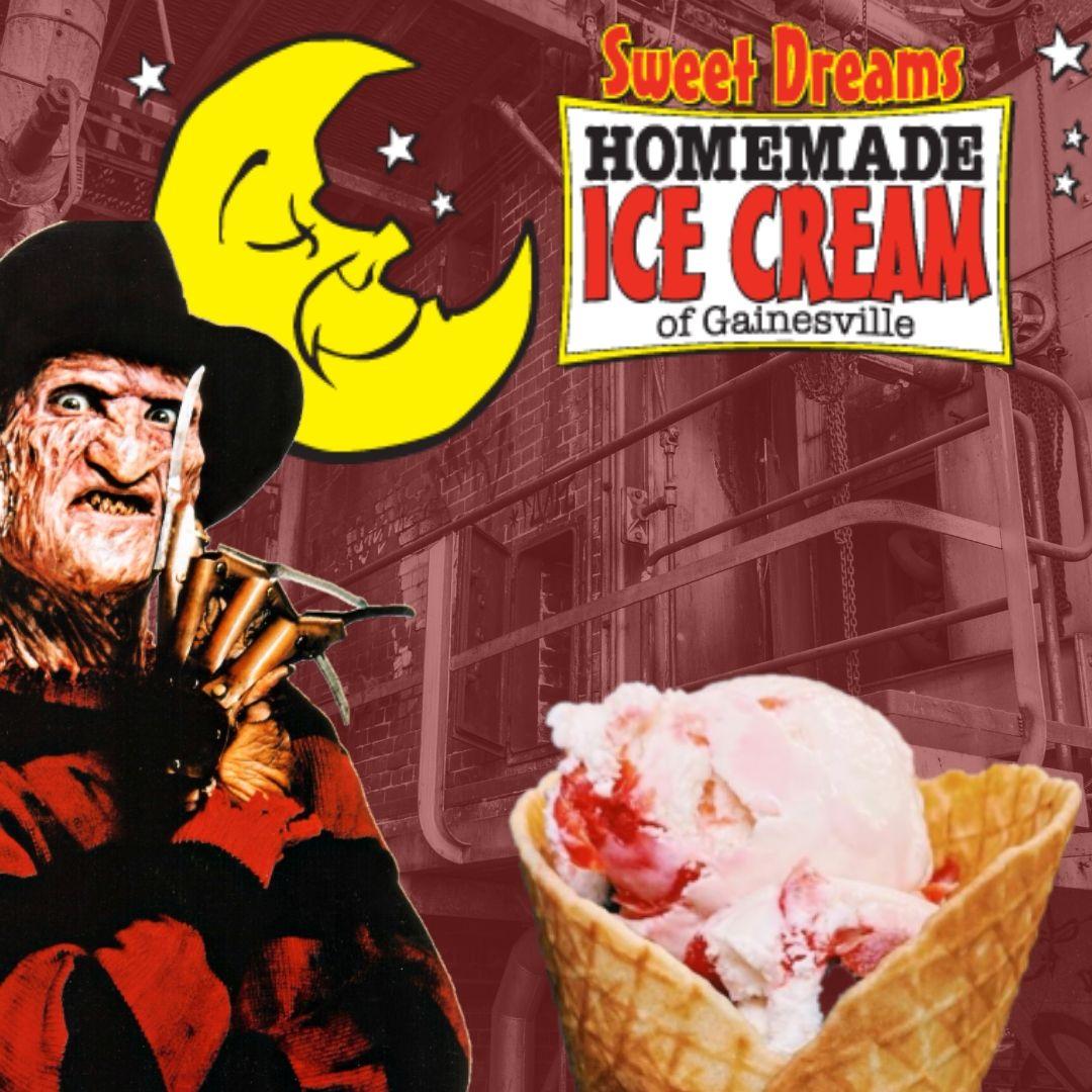Freddy Kreuger and Sweet Dreams ice cream