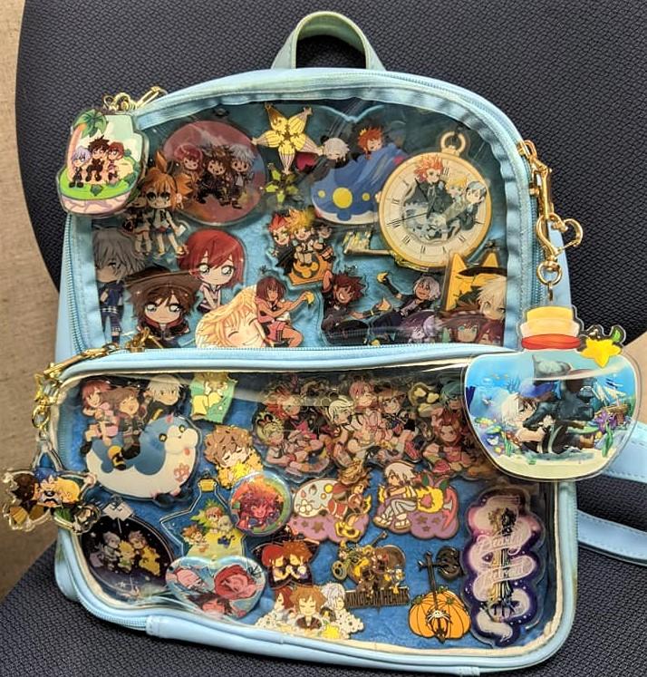 picture of a kingdom hearts themed ita bag