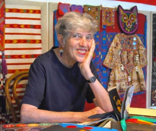 Lois Ehlert in her workshop Lois Ehlert in her workshop