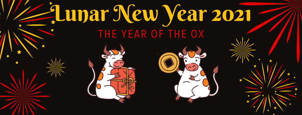 Blog Header that reads "Lunar New Year - The Year of the Ox"