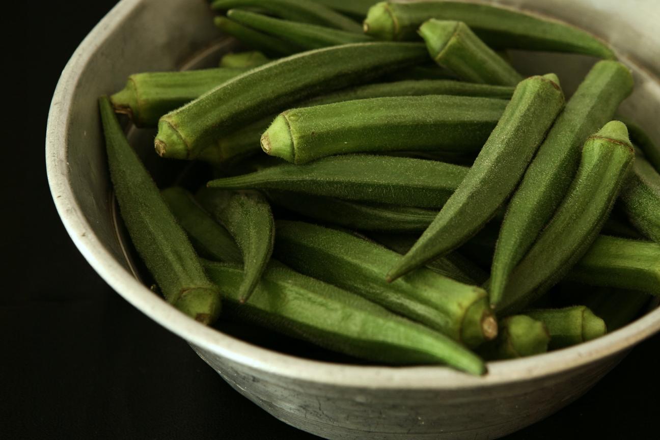 Okra in a bowl by Neha Deshmukh