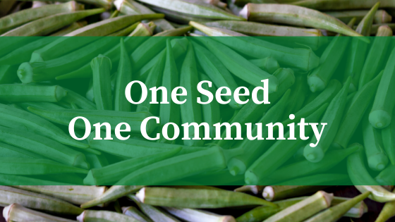 One Seed One Community One Seed One Community