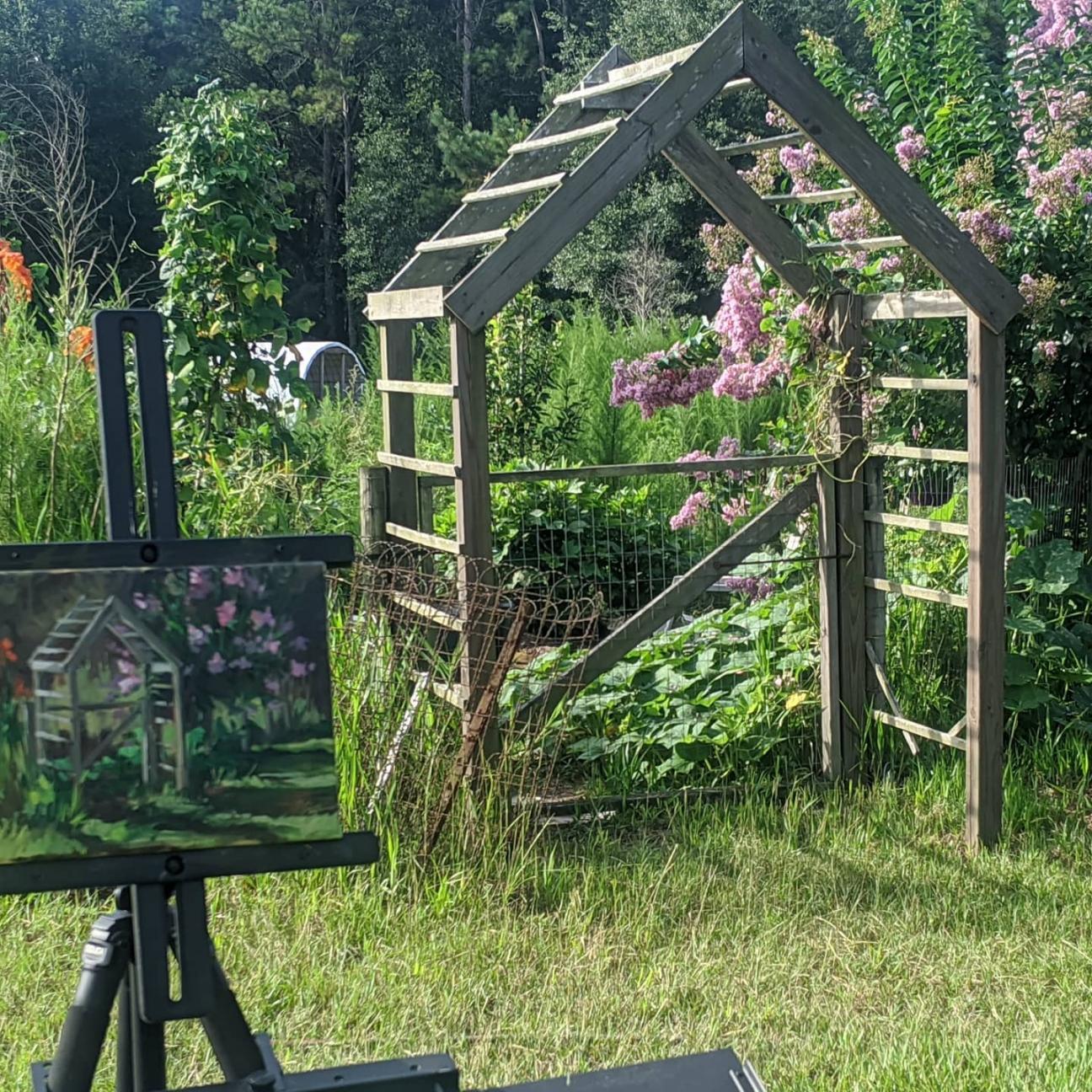 Robin Popp Plein air painting