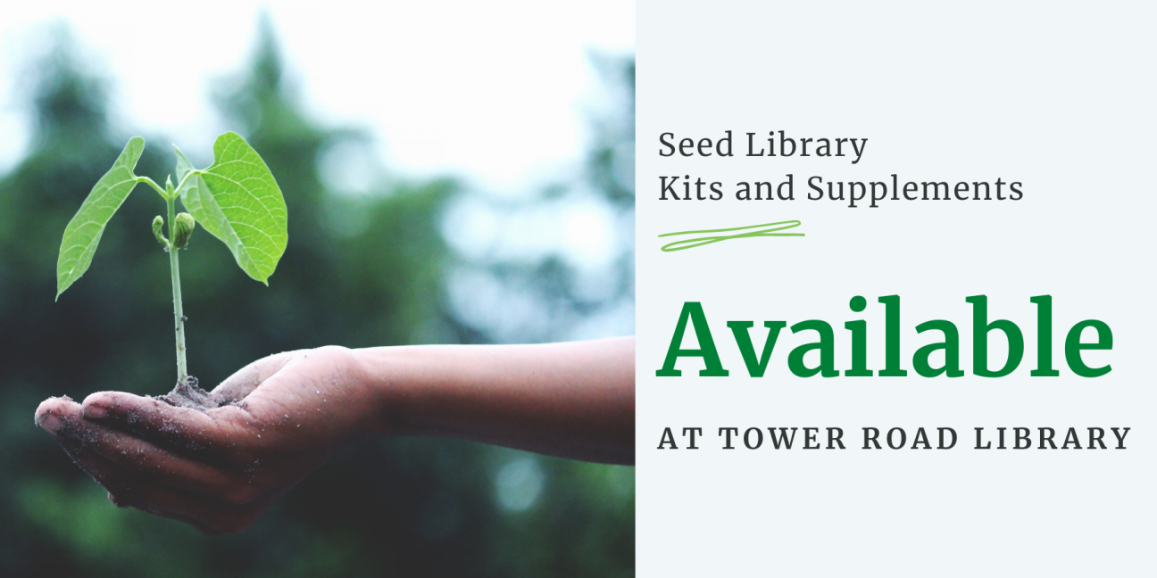 Picture with text, seed kits available