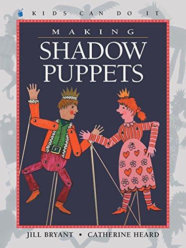 picture of two puppets on sticks 