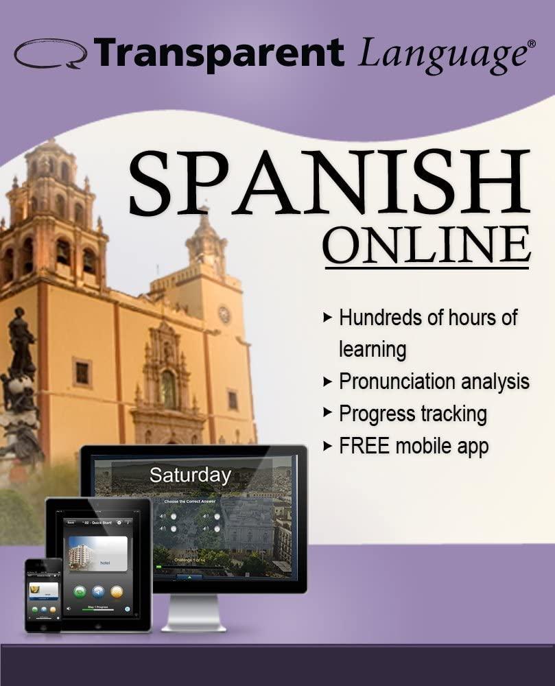 Spanish on Transparent Spanish on Transparent