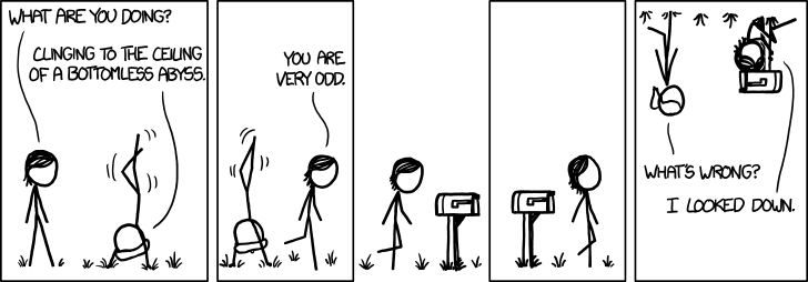 a comic page of xkcd.