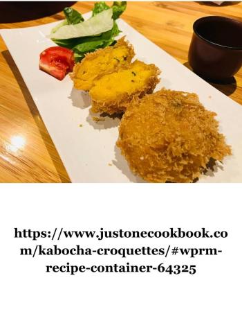 kabocha croquettes