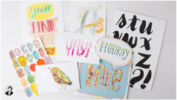 Daily Lettering Challenge 31 Creative Lettering Ideas with Pam Garrison