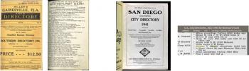 Miller City Directory Gainesville and San Diego City Directory San Diego