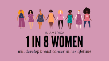 In America, 1 in 8 women will develop breast cancer in her lifetime