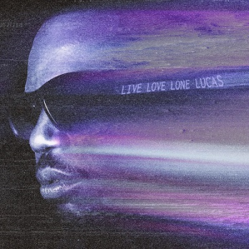 Live Love Lone Lucas album cover illustration of artist with sun glasses on