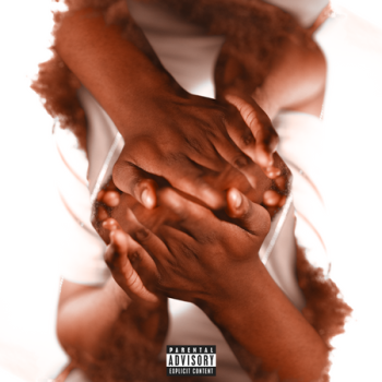 Album Cover Art for Blacc Boys Don't Cry showing mirrored black hands holding each other