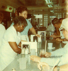 Women working at Waffle House