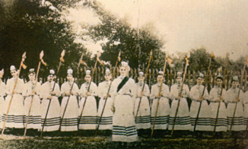 Women's Drill Team at East Florida Seminary