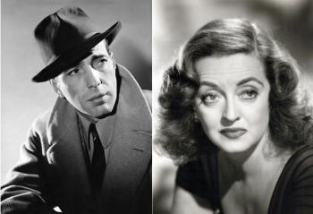 Humphrey Bogart and Bette Davis