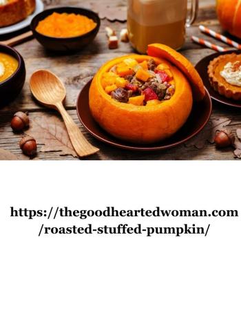 Stuffed pumpkin