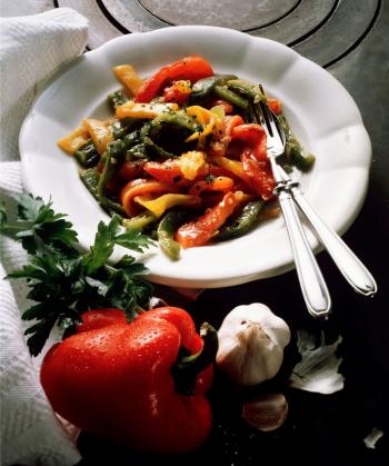 Sautéed Garlic-Herb Bell Peppers