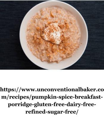 Pumpkin spice porridge