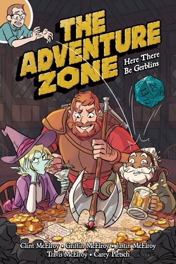 Cover the Adventure Zone Graphic novel volume 1 featuring the main characters