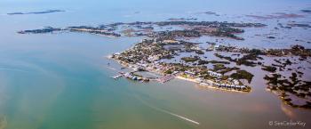 Cedar Key aerial view