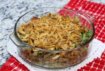 Swiss Cheese Green Bean Casserole 