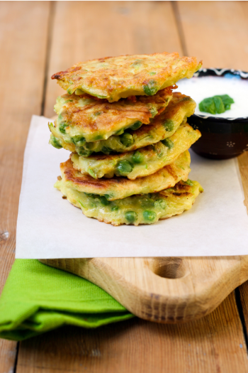 Pea Pancakes