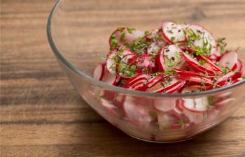 Radish Salad with Mint and Pistachios Recipe