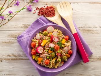 Roasted Radish and Lemony Olive Pasta {gluten free}