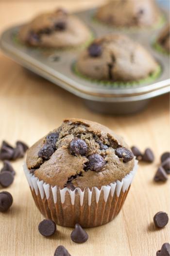 Zucchini-Chocolate Chip Muffins