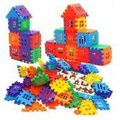Interlocking Building Blocks and Shapes sensory toy