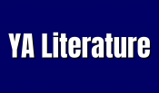 A blue Jeopardy square with the words "YA Literature"