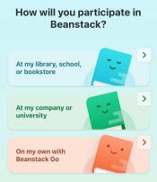 Beanstack Participate Screen