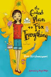 book cover for the grand plan to fix everything by uma krishnaswami