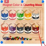 Magnet Color and Counting Maze