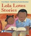 book cover of Lola Loves Stories