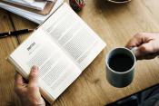"Coffee Break Reading Travel Book Lifestyle Concept" by Rawpixel Ltd is marked with CC0 1.0