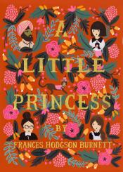 Floral background with main characters illustrated on cover