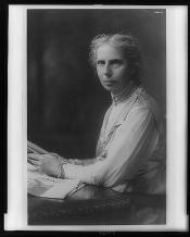photograph of Alice Stone Blackwell, leader in the woman's suffrage movement