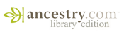 Ancestry Library Edition logo Ancestry Library Edition logo