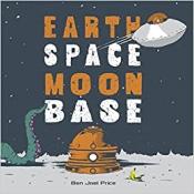 Earth Space Moon Base book cover and catalog hyperlink