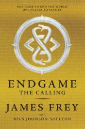 White figure-eight style symbol against golden background