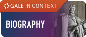 Gale in Context: Biography The logo for the eSource "Gale in Context: Biography"