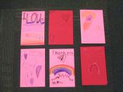 Thank you cards from Shell Elementary EDEP