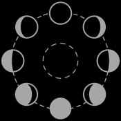 Image of the Phases of the Moon