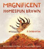 magnificent homespun brown book cover image
