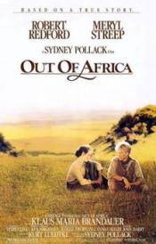 DVD Cover - Out of Africa - Meryl Streep &amp; Robert Redford