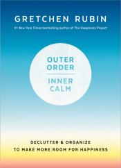 Outer Order Inner Calm - Rubin sunrise gradient against blue sky with title text on white circle